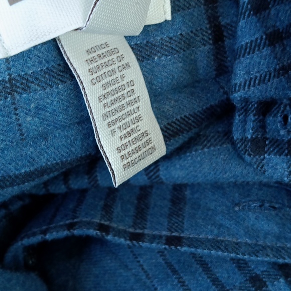 🆕Lands' End X Blake Shelton Traditional Fit Flagship Flannel Shirt Size XL Tall - Picture 5 of 8